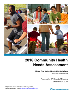 Image of 2016 CHNA Report Cover