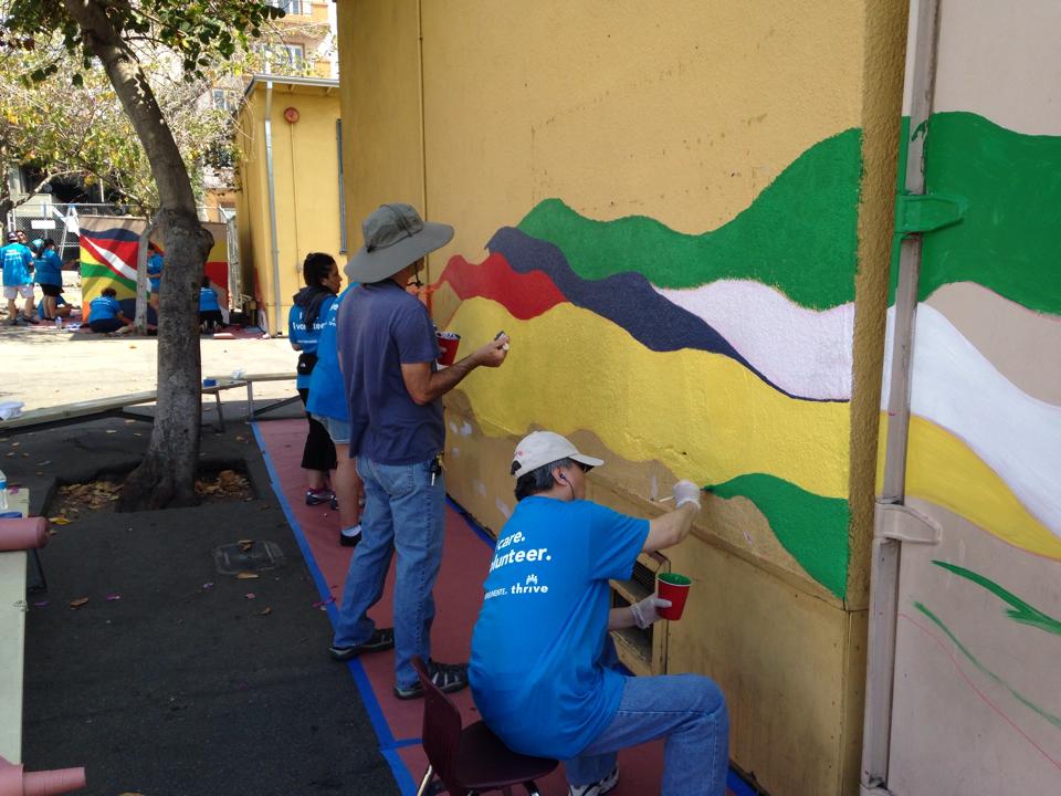 Thumbnail image of LAMC Volunteers Give Local School a Makeover